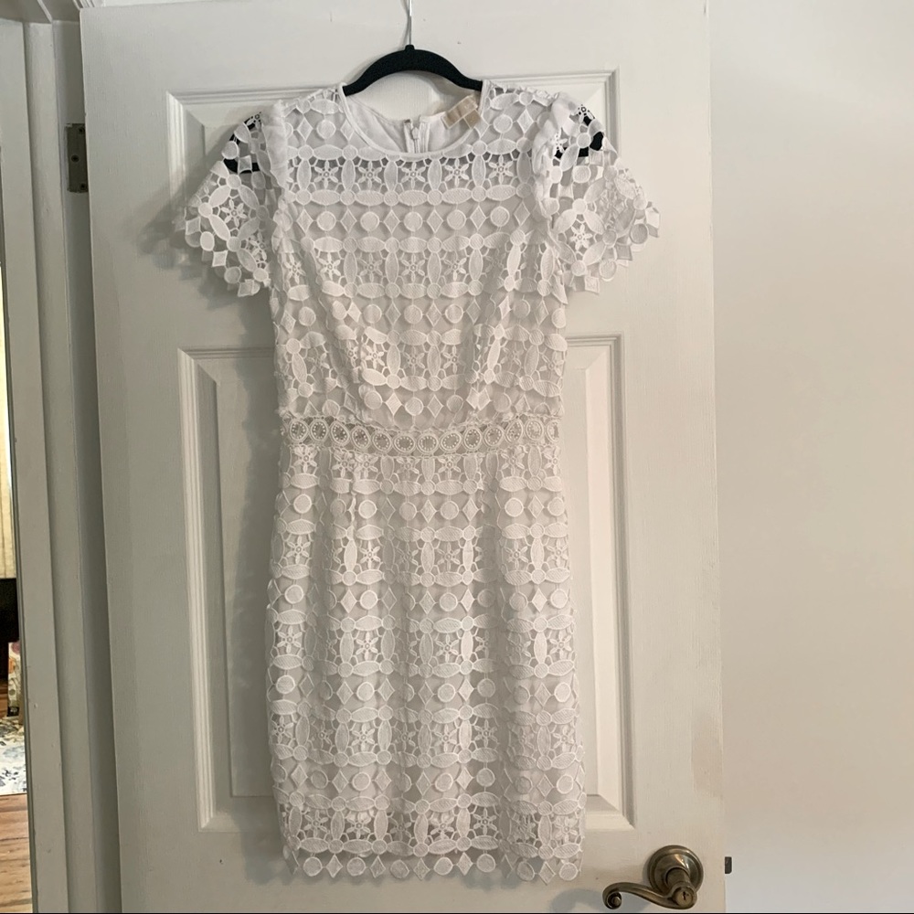 Michael Kors Geometric Lace Dress